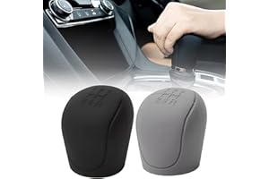TUKNON Couvercle de Pommeau de Levier de Vitesse de Voiture en Silicone,Résistant à l'usure, Anti-rayures