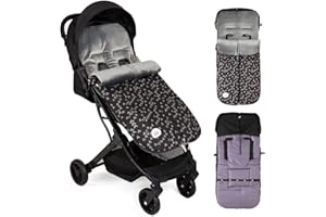 Interbaby Saco Silla Paseo Universal Saco Bebe Invierno Suave, Cálido, Afelpado | Saco Carro Bebe Invierno Desmontable, Doble Apertura, Lavado Fácil, Materiales Antialérgicos, Estampado