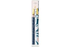Busy B Two-Pack Rollerball Pens - Colourful Marble Design Perfect for Students, Teachers, Work & More with Set of Two, Black Ink, Rollerball Feature & Lid