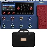 Valeton GP-200X Multi-Effects Pedal + GPB-1 Gig Bag Bundle - Expression FX Loop MIDI I/O Amp Modeling IR Cabinets Artist Pres