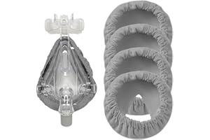 NOPKESV 4 pièces Doublures De Masque CPAP Facial, Réutilisables, Lavables, Housse De Coussin, Réduire les Fuites d'Air et les Ampoules, Protège Nez, Masque, Appareil Respiratoire Apnée du Sommeil