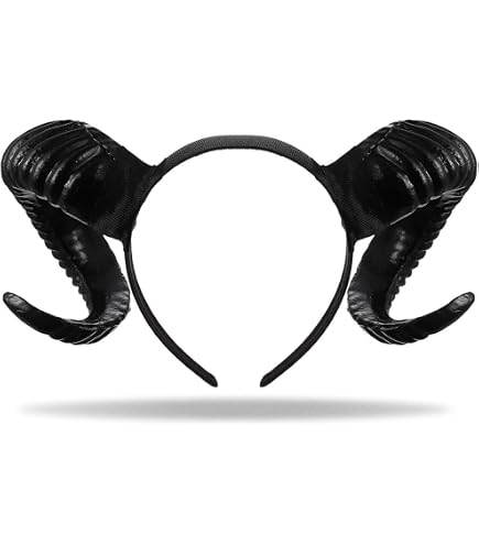 ZOMKIFA 3 Pièces Tiare LED Cornes De Diable Serre-Tête Lumineux Pour Halloween Et Fêtes
