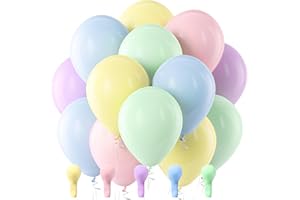 XEANCO Balloons 50 Pcs, Beautiful 10 inches Latex Balloons, Party Balloons, Wedding Balloons for Decoration, Perfect for YOUR beautiful Parties, Birthdays (Pastel-50 Pcs)(XB-1)