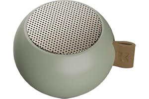 KREAFUNK aGO Mini, Bluetooth Lautsprecher, Speaker, TWS Kopplung für Stereo Sound, Voice Assistent, wasserdicht, Dusty Olive
