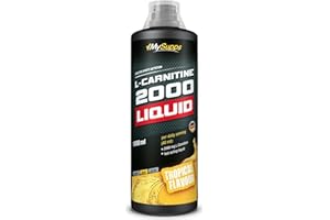 ‎MY SUPPS My Supps 1000 ml L-Carnitin liquid mit tropischem Geschmack - L-Carnitine flüssig & hochdosiert mit 2060mg und Vitamin B6 pro Portion - fruchtig im Geschmack, optimal dosiert - Vegan, Made in Germany
