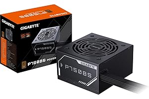 GIGABYTE P750BS zasilacz - PCIe 5.0, 80 Plus Bronze, w pełni modułowa konstrukcja, wentylator 120 mm, kompatybilny z ATX, wtyczka EU