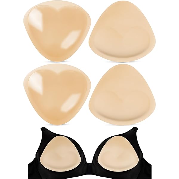 Inserti In Spugna Per Reggiseno - 3 Paia Rimovibili, Lavabili, Per Reggiseni Sportivi, Bikini E Push-up - Foto 4
