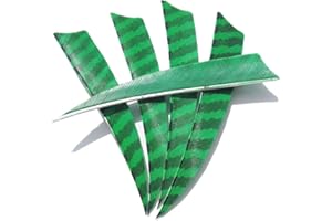 SHARROW 4 Pouces Plumes de Flèche Naturelle pour Tir à l'arc 5 Pouces Empennage de Flèche Fletching Plumes de Dinde