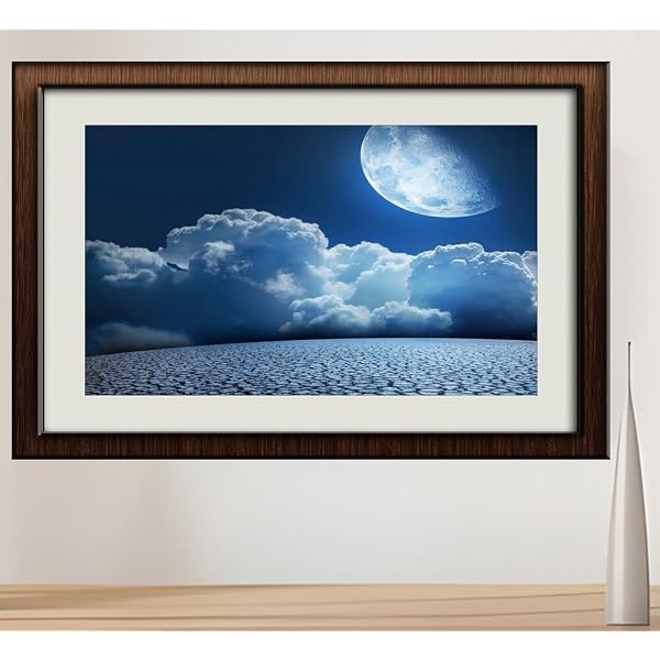 JVERF - JZZI28262 Sky Night Moon Clouds| Self-Adhesive Painting