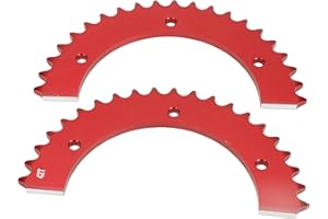 GREHUA Universal Split Sprocket 420 Chain 42 Tooth Rear Drive Wheel Aluminum Sprocket for Predator 212cc 196cc 420cc 389cc 301cc 79cc 98cc 6.5hp 7.0hp 13hp 15hp 3.0hp Mini Bike Parts Go Kart Racing
