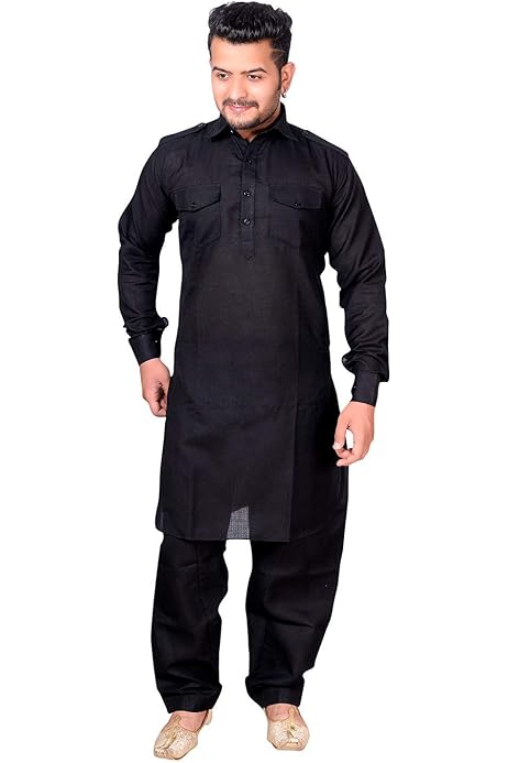 Buy WHITE-ZONE Men's Pathani Suit Set 