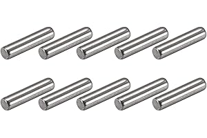METALLIXITY Tassello Perno (3x10mm) 100Pz, 304 Acciaio Inox Scaffale Supporto Pioli Perno Fissaggio Elementi - per Metallo Dispositivi, Mobili Installazione, Industriale, Fai da Te
