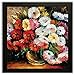 PPD Framed Floral Wall Paintings for Living room and Bedroom with Frame size (12 inch x 12 inch, (Wood, 30 cm x 3 cm x 30 cm, Special Effect Textured) RS.375.00