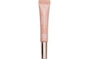 GOSH Barwiony balsam do ust z LSF 15 I wegański pomadka do ust w kolorze nugatu (002) I gładkie i miękkie usta bez klejenia, bez perfum Glossy Booster I nawilżający balsam do ust