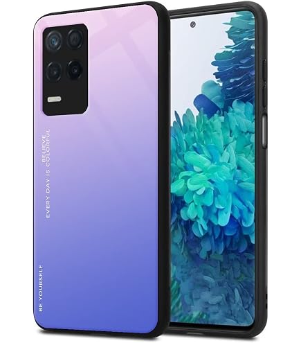Young & Ming Cover Per Realme 8 E Realme 8 PRO (4G) - 3 Pezzi Custodia Morbida TPU Con Disegno Cuore - Antiurto E Sottile