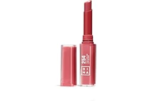 3INA MAKEUP - The Color Lip Glow 254 - Rosa nude - Labial Hidratante Rosa nude con Manteca de Karité para Nutrir los Labios - Barra de Labios Brillo - Bálsamo Alta Pigmentación Vegan - Cruelty Free