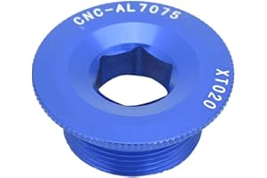 Alomejor Pernos de manivela de Bicicleta Tapa de manivela de aleación de Aluminio Tapa de manivela Tapa de Rosca de Juego de bielas de Bicicleta 20mm