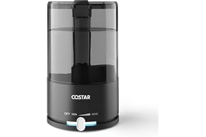 COSTAR Humidifier for Room Moisture with 4.2 Litres Water Tank, Top-Refill Cool Mist Ultrasonic Humidifier for Home Bedroom Whisper-Quiet, Auto-Shut off, Effective Cold & Cough Relief, Black