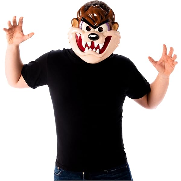Rubies – Duffy Duck Maske (offiziell Lizenziert) Für Space Jam 2 – Kunststoffmaske Mit Gummiband, Unisex
