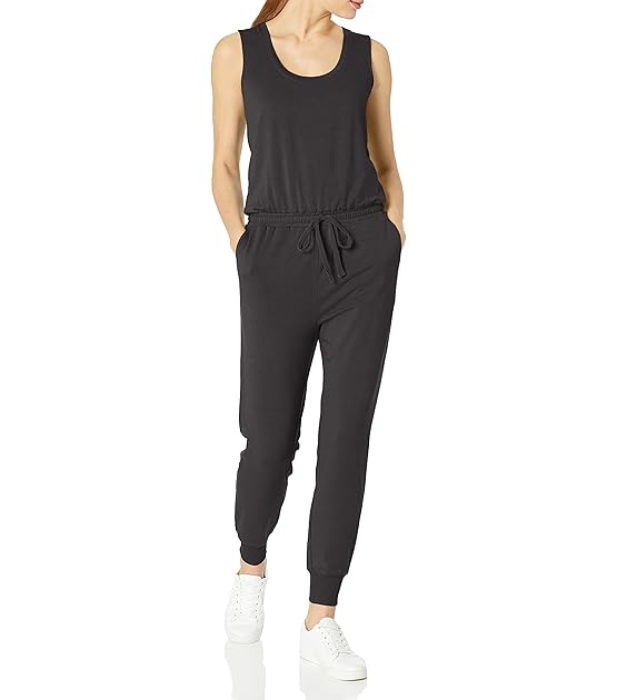 Damen Studio-Frotteefleece-Jumpsuit (Erhältlich in Übergröße)