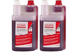 SUDSTY 2 X Dolmar 980008112 2-Takt-Motoröl 1:50 1 Liter Dosierflasche
