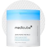 medicube Toner Pads Zero Pore Pad Mild 2.0 | Soothing Exfoliating Toning Discs, Reduce Pores, Blackheads with PHA, All Skin T