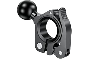 KEWIG 1'' Kugelhalterung Zubehör passend für Lenker mit einem Durchmesser von 0,5''-1,26'' Lenker-/Fahrrad-/Motorrad-Handyhalterungen, werkzeuglos installierention Kompatibel mit RAM Halterungen