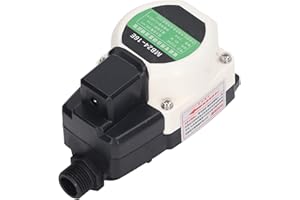 YUNSEITY Pompa Booster Automatica della Pressione Dell'acqua, Pompa di Ricircolo Dell'acqua Calda da 13,5 M / 44,3 Piedi 50 L/min, Booster Doccia a Circolazione DC24V per Bagno, Giardino,