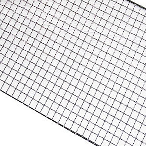 2x Demarkt Grillroste Fischbräter Fischgrillzange Eisendraht Silber 44*26cm - 5