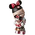 Precious Moments Disney Showcase Girl Minnie Mouse Fan 191063 Figurine, One Size, Multi