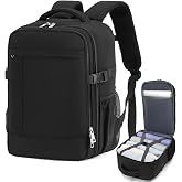 Lossga Backpack 45x36x20 for Easyjet Backpack Travel Cabin Airplane | Hand Luggage with Chest Buckle, Side Pocket, Laptop Com
