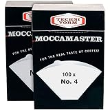 Technivorm Moccamaster 85022 Moccamaster #4 Paper Filter, White (2)... (Original Version)