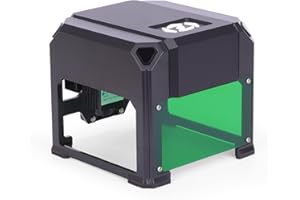 HOMDMARKET Mini-Lasergravierer, keine Installation erforderlich und super einfach zu bedienen für den Heimgebrauch DIY Mini-Gravur-Drucker für Windows OS.