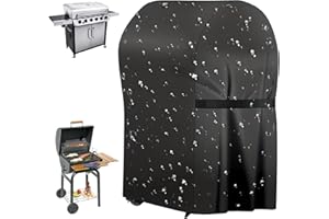 GICCTYBLE Copertura per Barbecue 77×67×110 cm – Telo Impermeabile per Barbecue a Gas e Carbonella – Tessuto Oxford 210D Resistente a Pioggia, Sole e Intemperie, con Chiusure in Velcro e Borsa per il Trasporto