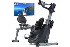 Skandika Vinur 3 en 1 - máquina de remo ergonómica y reclinada - plegable - 8 kg de masa de inercia - sistema de frenado magnético - multigimnasio para el hogar