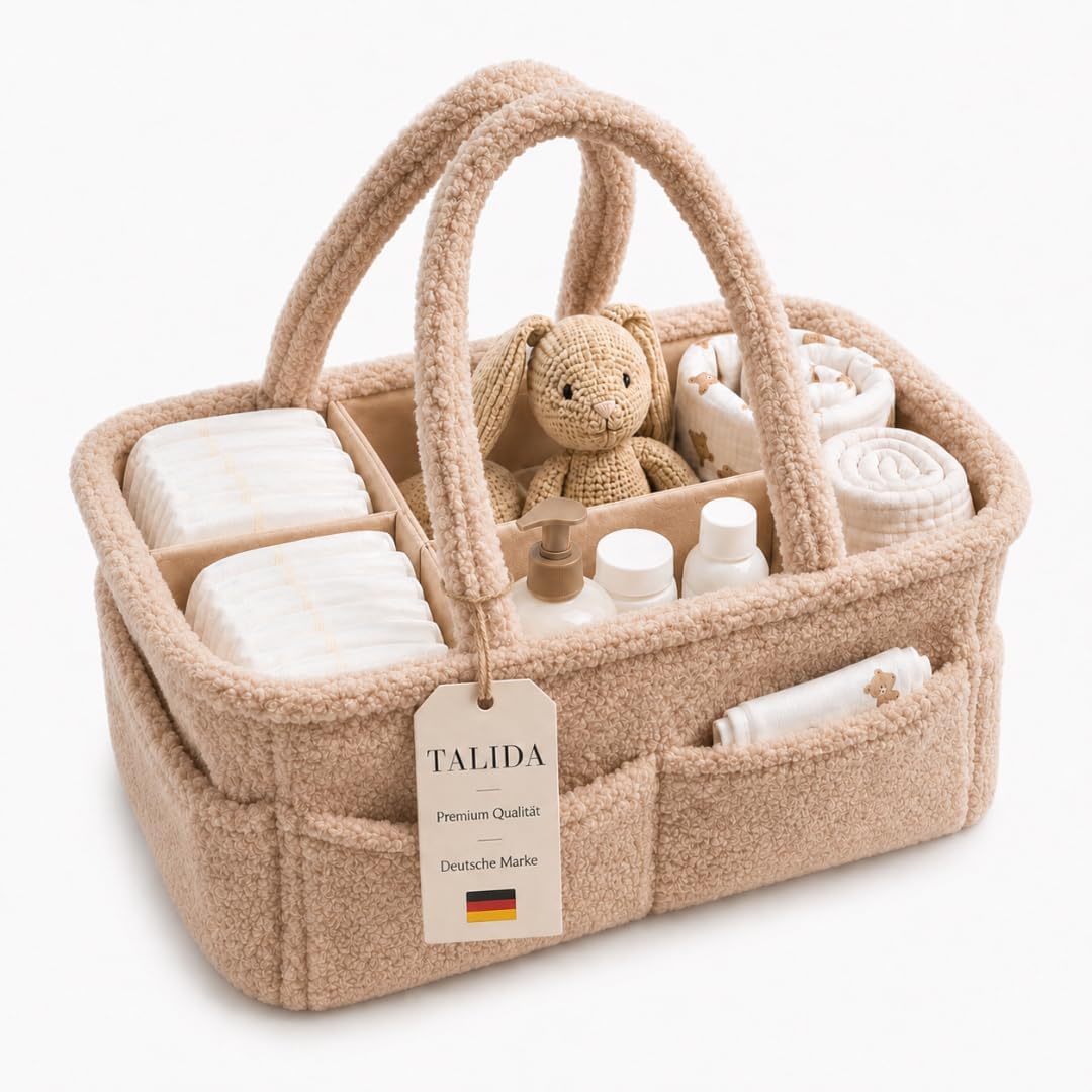 Verfügbarkeit & Angebote auf Amazon : TALIDA Wickelkorb Teddy - Wickelorganizer für