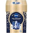 NIVEA Feel Indulged Moisturising Skincare Gift Set, Women's Gift Set Includes Shower Cream, Hand Cream, Body Lotion, Day Cream, Night Cream, Anti-Perspirant