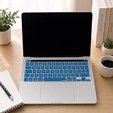 McStorey MacBook Pro Klavye Koruyucu T&uuml;rk&ccedil;e Q A2338 M1 M2 A2251 A2289 A2141 Uyumlu UK ISO Ters L Enter Silikon Keyboard Cover
