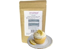 ‎CAKE COMPANY Fixfertig Zitronen Sahne Creme | 100g Cremepulver für Kuchen, Cupcakes, Desserts uvm. | gelingsichere Zubereitung & immer lecker