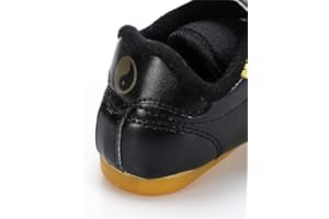 MENG Zapatos De Taekwondo, Zapatillas De Deporte De Artes Marciales Zapatillas De Rayas Negras Zapatos Ligeros For Adultos Y Niños
