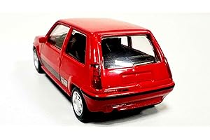 ODEON NOREV Jet Car - Coche de colección compatible con Renault 5 Supercinco GT Turbo Rojo R5 Super5 1/43 Metal