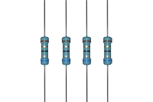 iLAN 100pcs 68 ohm Resistor 1/4w (0.25 Watt) ±1% Tolerance Metal Film Fixed Resistor (68 ohm)