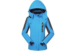 GIVBRO Veste de pluie imperméable pour femme Softshell Sport Outdoor Veste 2018 fonctionnelle respirante à capuche pour camping