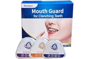 Protège-dents pour le grincement des dents la nuit - Kit de redressement des dents, appareil dentaire amélioré en 3 étapes pour redresser les dents, empêcher le grincement des dents