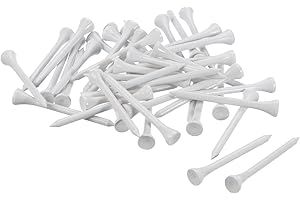 Bulk (1000) Tees longs en bois 69mm blanc