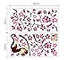 Sleeping Monkey On Pink Flower Tree Wall Sticker For Children Bedroom Baby Nursery