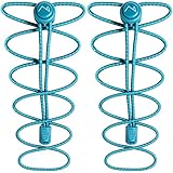 BEQUEM & ROBUST: Die qualitativ hochwertigen, 120 cm langen elastischen Schnürsenkel ermöglichen es, den Druck gleichmäßig auf den Füßen zu verteilen.