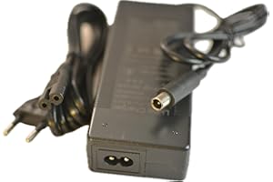 RiuScooter Cargador Patinete Electrico para Xiaomi M365, Essential, 1S, Pro/2, Ninebot ES1, ES2, Salida: 42V 2A, para Bateria 36V, Punta: 8mm, con LED de Advertencia: Rojo & Verde