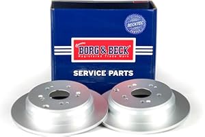 Borg & Beck BBD4748 Brake Disc Pair (Rear): Honda CR-V 07-