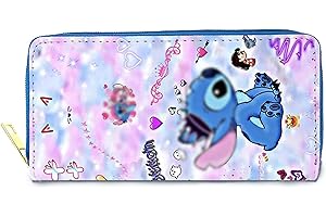 Niumowang Portafoglio, Portamonete Cerniera, Cartone Animato Portafoglio Lungo in Pelle PU, Portatile Wallet, Regalo Perfetto per Ragazzi e Ragazze, Bambini.